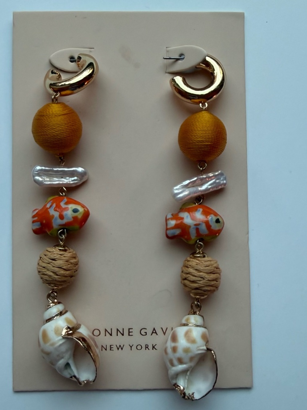 MIGNONNE GAVIGAN Shell Drop Earrings